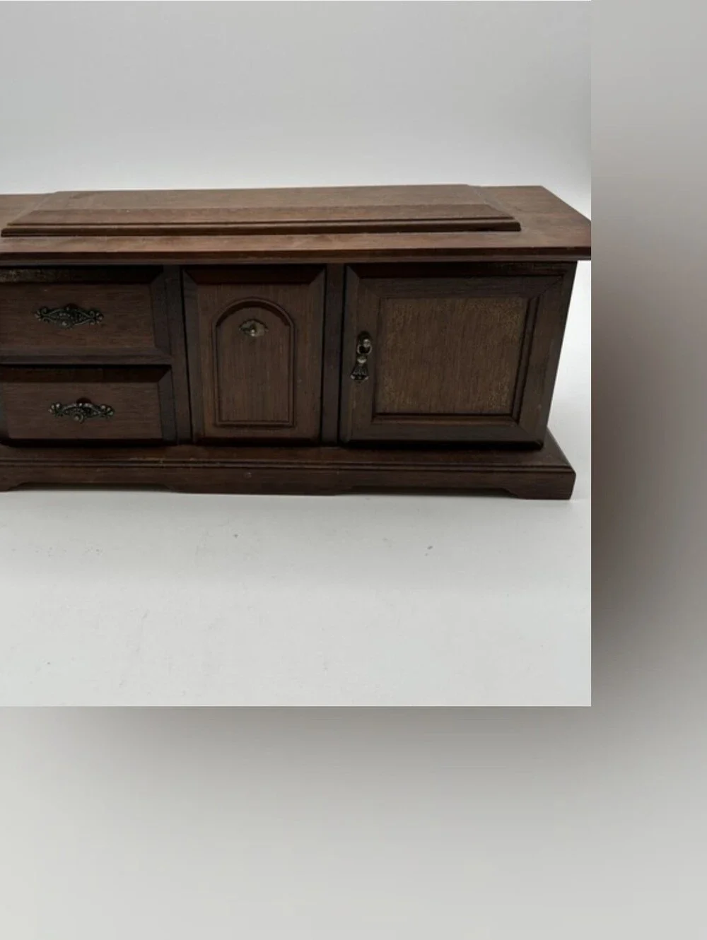 Vintage Wooden Jewelry Box with its Classic Armoir